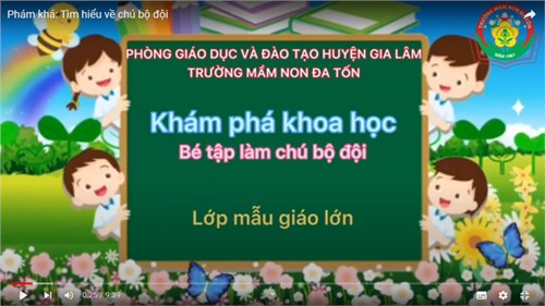 Hoạt động khám phá   Chú bộ đội  - Giáo viên: Trần Thị Tuyết Chinh